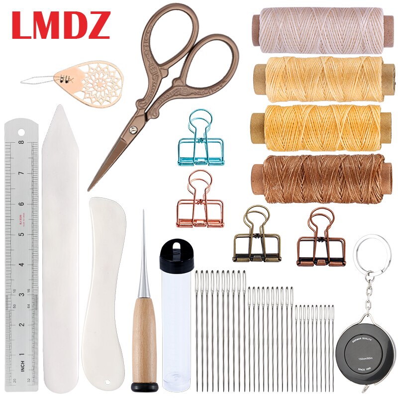 LMDZ Leather Waxed Thread Leather Sewing Thread Leather Craft Hand Tools Thread for Leather Waxed Sewing Line Sewing Supplies