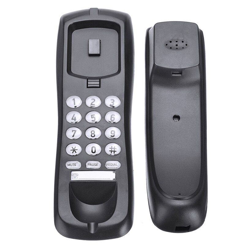 Universele Telefoon Compatibel Voor Thuis Familie Hotel Fsk/Dtmf Caller Id Telefoon Vaste Telefoon Voeding Zwart Wit
