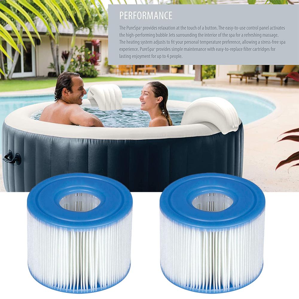 Cartucho de filtro para piscina Intex PureSpa tipo S1, repuesto de cartucho para 29001E, para uso diario