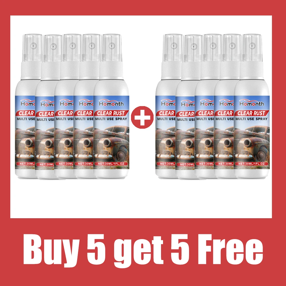 Spray de desoxidación para el cuidado del automóvil, limpieza de mantenimiento de automóviles, pintura cromada de Metal, lubricante antioxidante: Negro