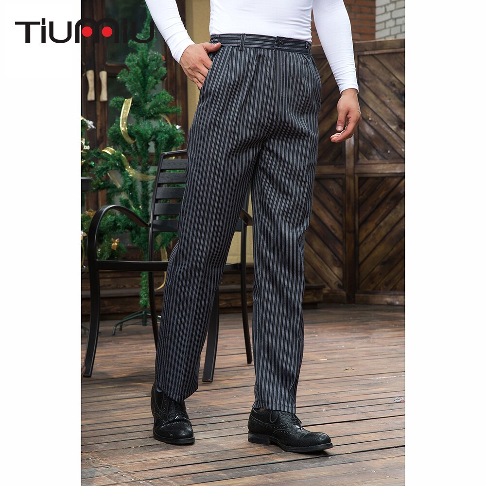 M-3XL recién llegado, , restaurante, cocina, servicio de comida, panadería, cafetería, pantalones de Ropa de Trabajo para hombres, camarero, cocinas, pantalones, pantalones