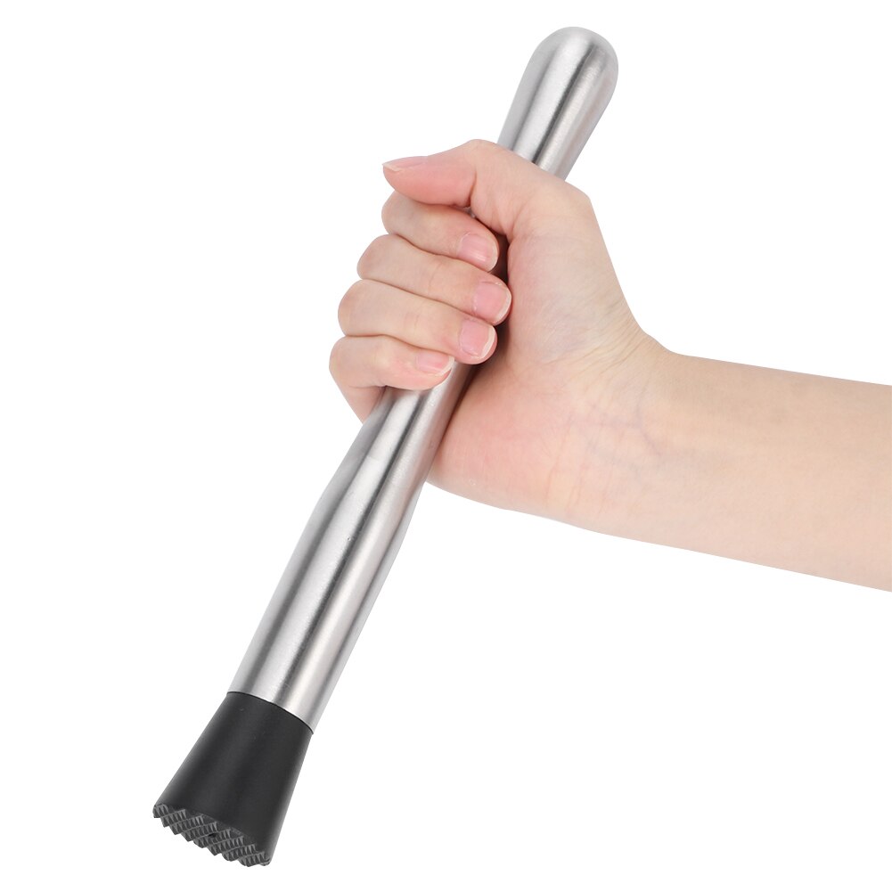 Barra de trituración de hielo de 25x m, trituradora de hielo de acero inoxidable, utensilios para Bar, coctelera, coctelera de plástico triturada, accesorios para Barra de paleta