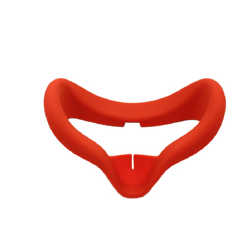 VR Molle Del silicone Della Copertura Degli Occhi per Oculus ricerca VR gioco Headest anti-dispersione Viso pad premio di Protezione Accessori Dropshipping: rosso