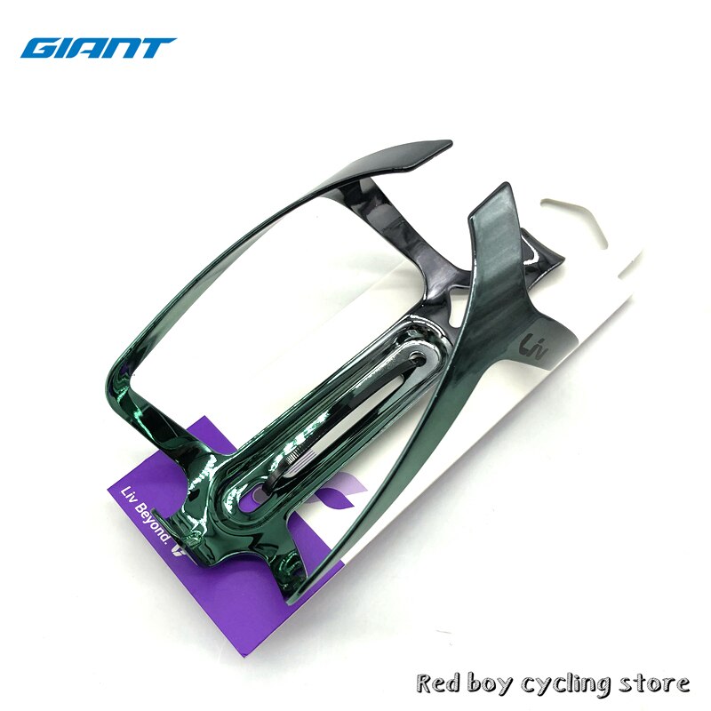 Giant Official original Aurora Driving-Water Bottle Holder Water Bottle cage Ultra light aluminum alloy 30g: blackish green(Liv)
