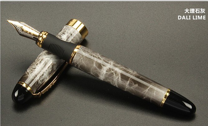 JINHAO-pluma estilográfica de Metal X450 Classics, 1,0/0,5 MM, Escuela de lujo, oficina, papelería de lujo, escritura, bolígrafos bonitos,: I / 0.5MM NIB