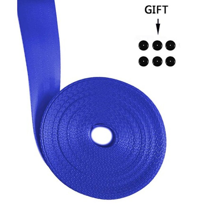 50Mm Blauw 3M-30M Diy Auto Seat Gordel Auto Gemodificeerde Gecertificeerd Kind Veiligheidsgordel Auto accessoires Swing Riem Rugzak Riem: 8M