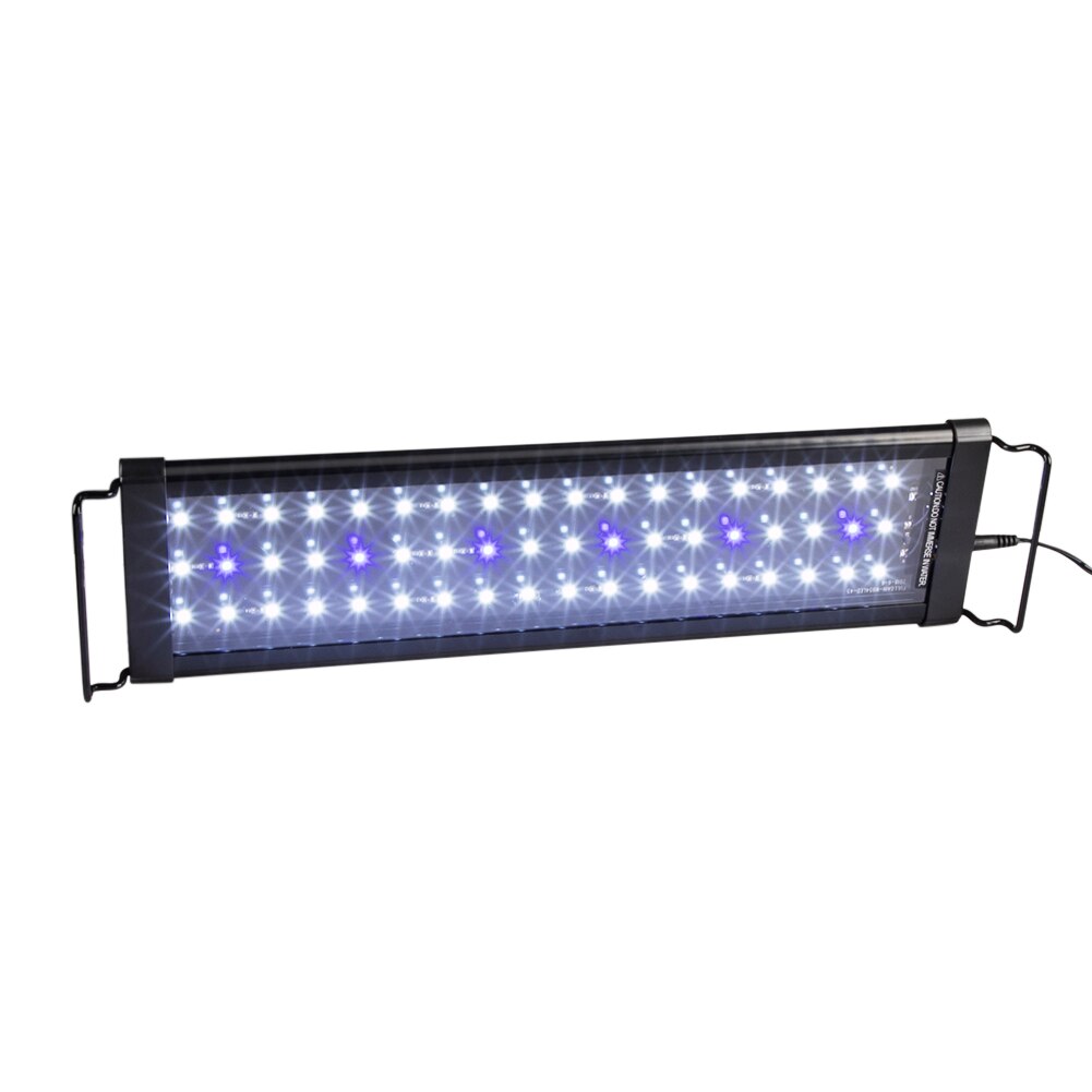 30/45/60/90/120cm LED Waterproof Aquarium Light Full Spectrum for Freshwater Fish Tank Plant Marine Underwater Lamp UK EU plug