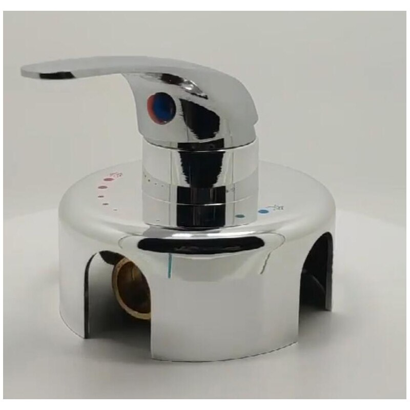 Wall-mounted mixing valve shower valve and cold switch