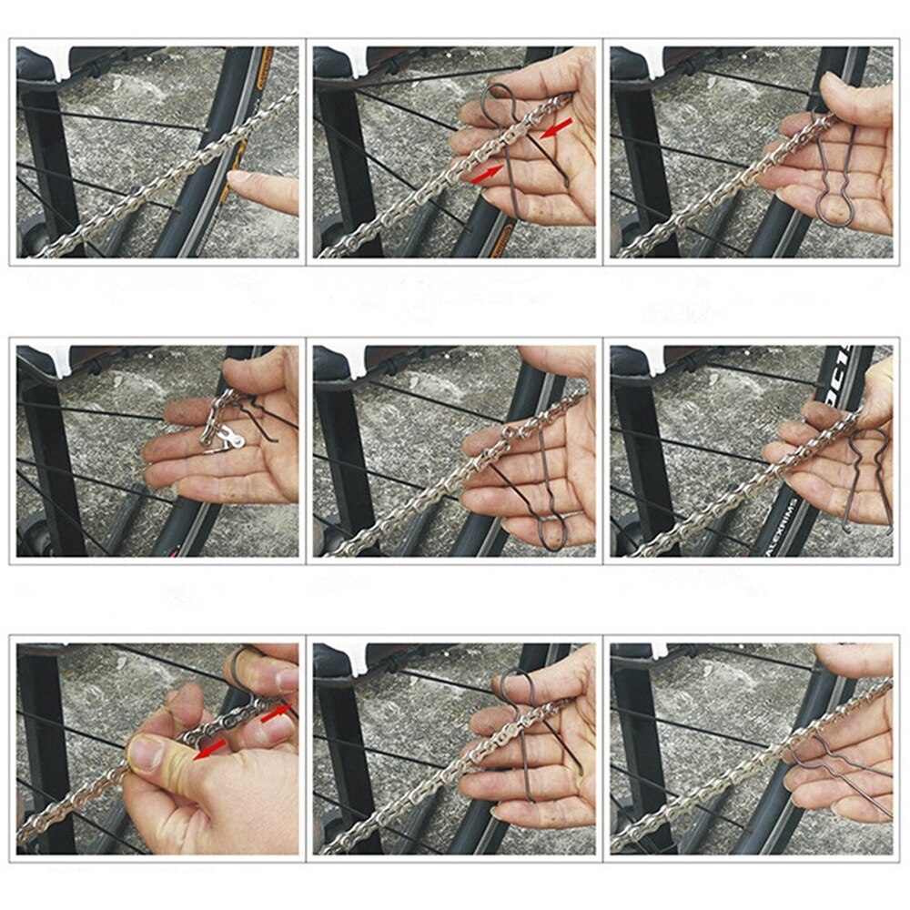 Bicycle Stainless Steel Chain Disassembly tool pliers MTB Road Bike Chain Hooks Connecting Repair Tools Bicycle Accessories