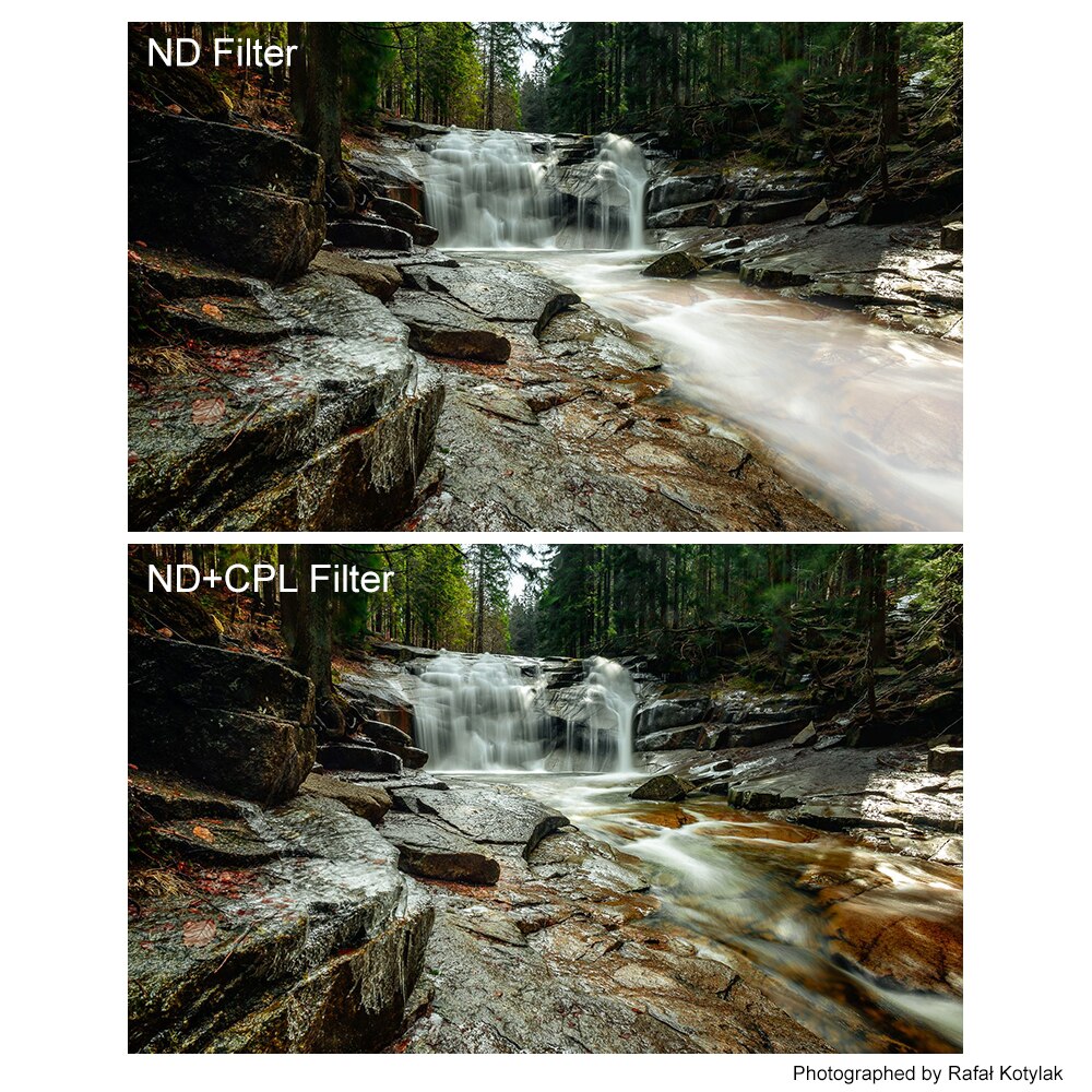 K&F Concept Filter 2 in 1 ND32 CPL filter Circular Polarizing Filter ND HD Filter 49mm 52mm 55mm 58mm 62mm 67mm 72mm 77mm 82mm