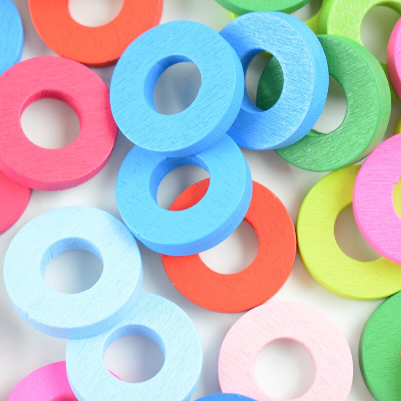 Creatieve vorm bijpassende puzzel speelgoed voor digitale klok houten speelgoed