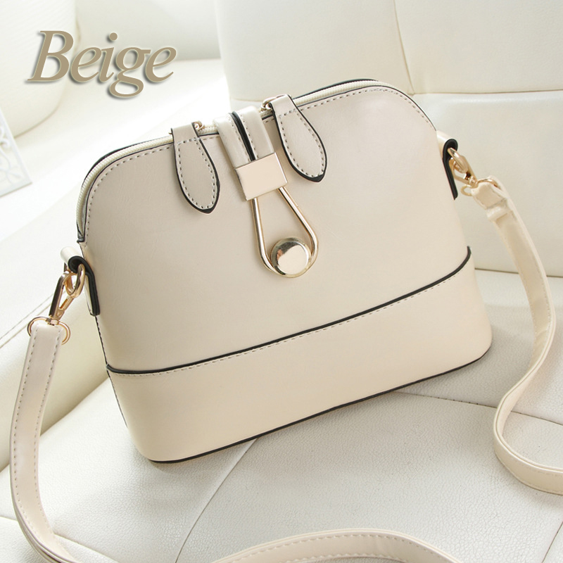 ZMQN Women Crossbody Bags Leather Shell Yellow Bags Small Ladies Hand Bag for Women Girls Side Bolsa Feminina A534: Beige