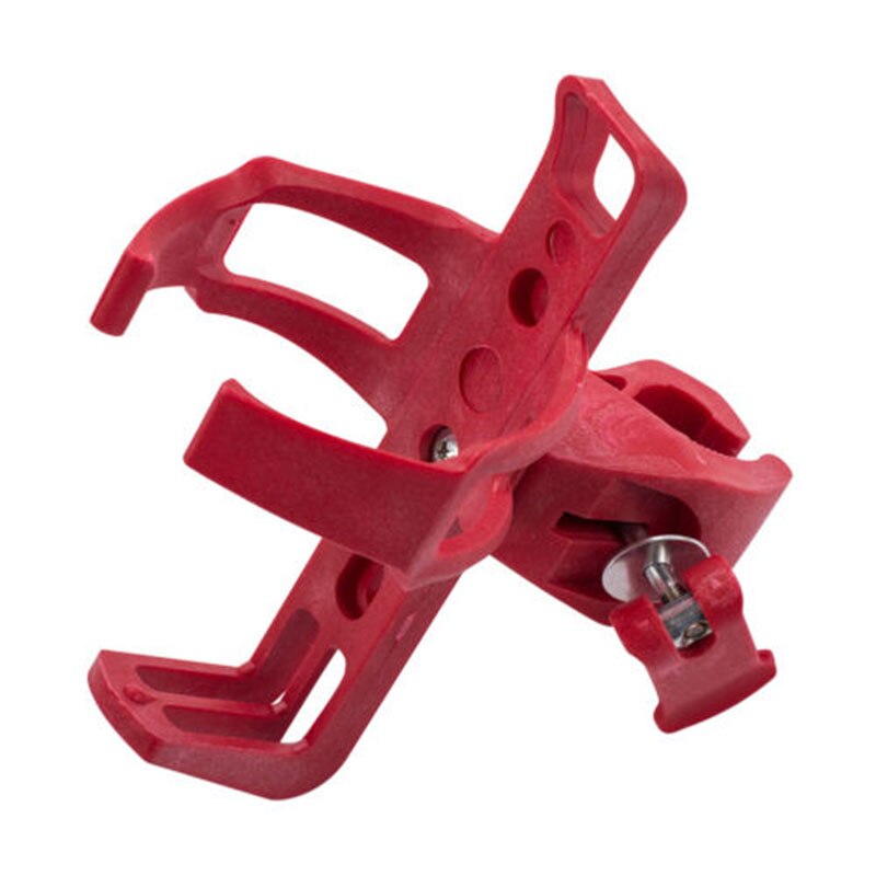 Outdoor Bike Driking Water Bottle Holder Bicycle Adjustable Bicycle Drink Water Cup Holder Mount Bracket Rack: Red