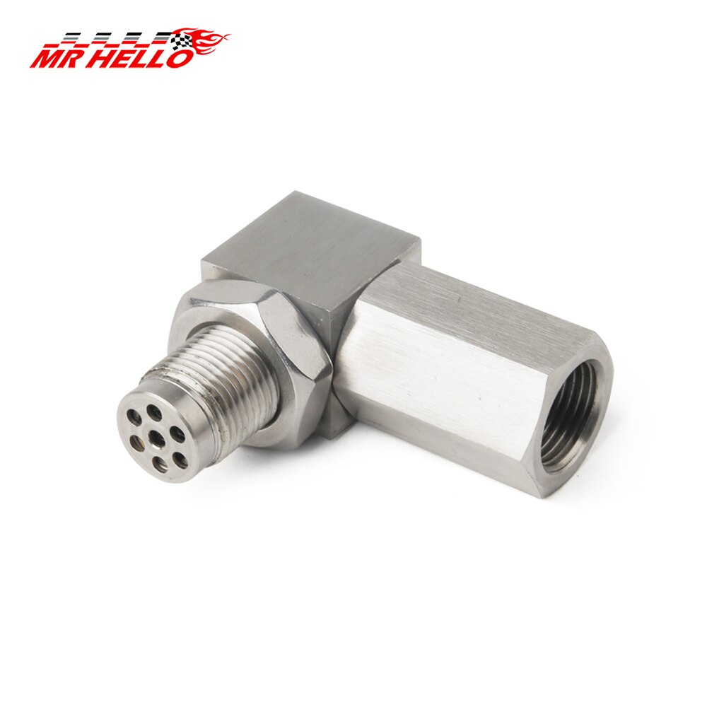 Universal 90 Degree or 45 Degree Oxygen Sensor Extender 02 Bung Extension Catalytic Converter O2 Oxygen Sensor Spacer