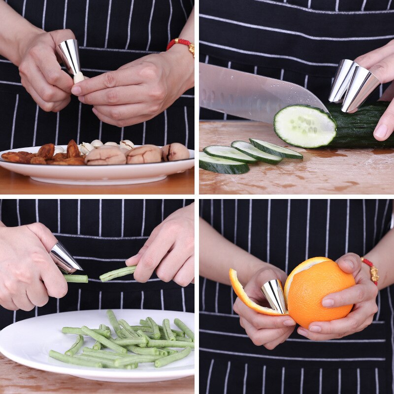 Finger Schutz Schutz Finger Hand schneiden Hand Schutz Messer schneiden Finger Schutz Werkzeug Edelstahl Küche Sicherheit Werkzeuge
