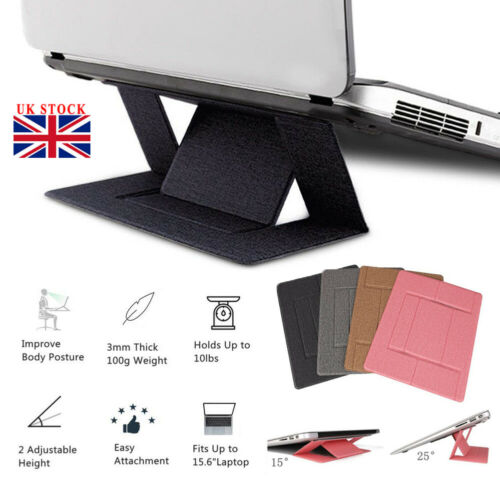 Verstelbare Verticale Laptop Stand Tablet Desktop Houder Voor Notebook Draagbare Vouwen Tablet Houder IPad MacBook Air Stands