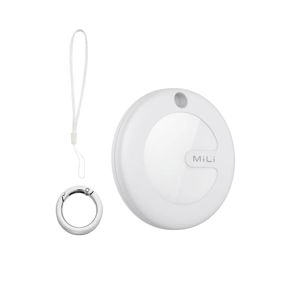 MiLi MiTag Go Smart Tracker For Android Item Finder and Locator Work With Bluetooth Google Find My Device Anti-Lost Air Tag: black