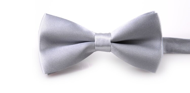 Small Bowties for Children Kids Boys Bow Tie Party Butterfly: Silver