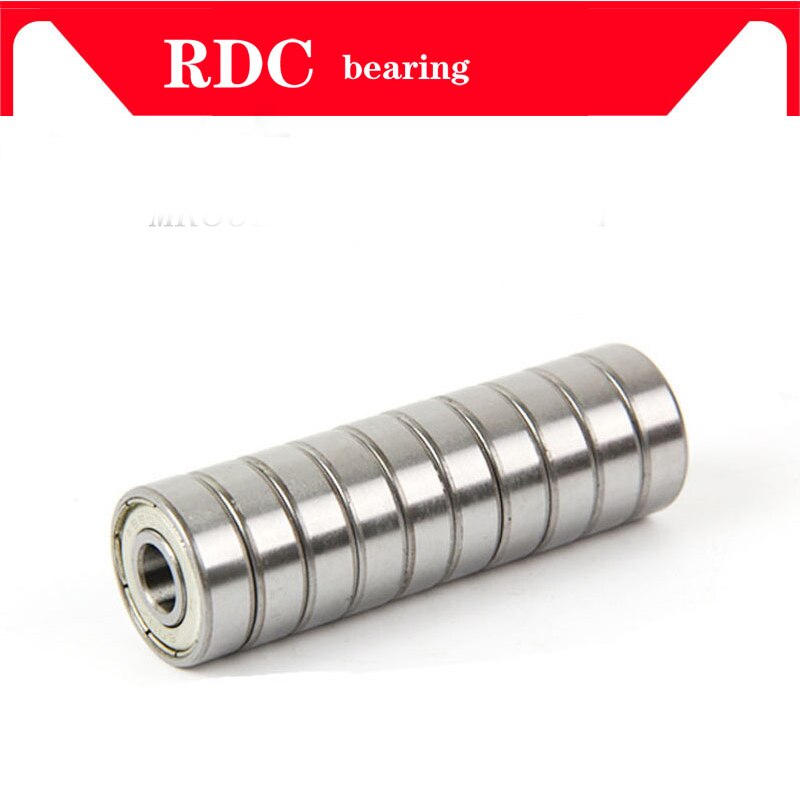 50pcs/Lot ABEC-5 MR125ZZ MR125Z MR125-2Z MR125 ZZ L-1250ZZ 5x12x4 mm Metal seal Miniature Deep Groove Ball Bearing