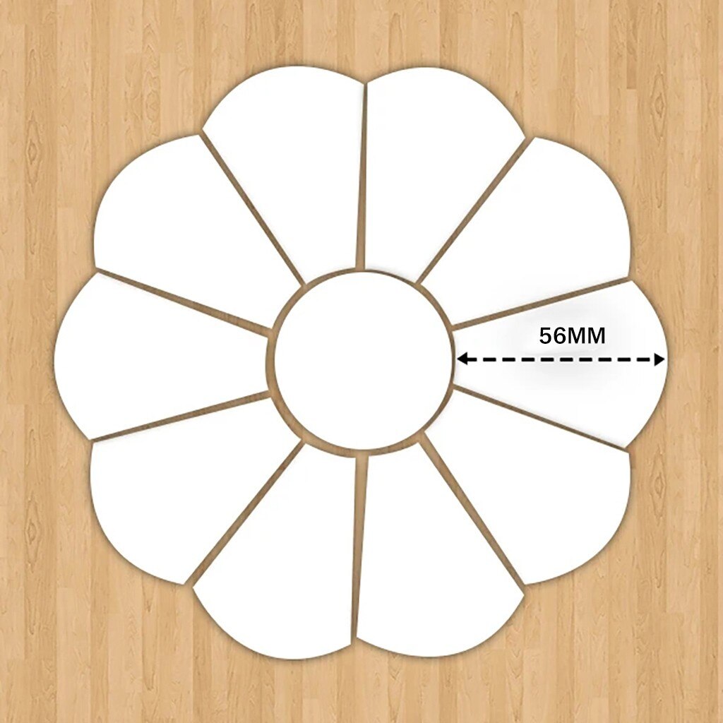 Handmade DIY patchwork tool Flower Paper Quilting Templates Patchwork Template Paper Plate Paper Mold For DIY Sewing Quilting: B