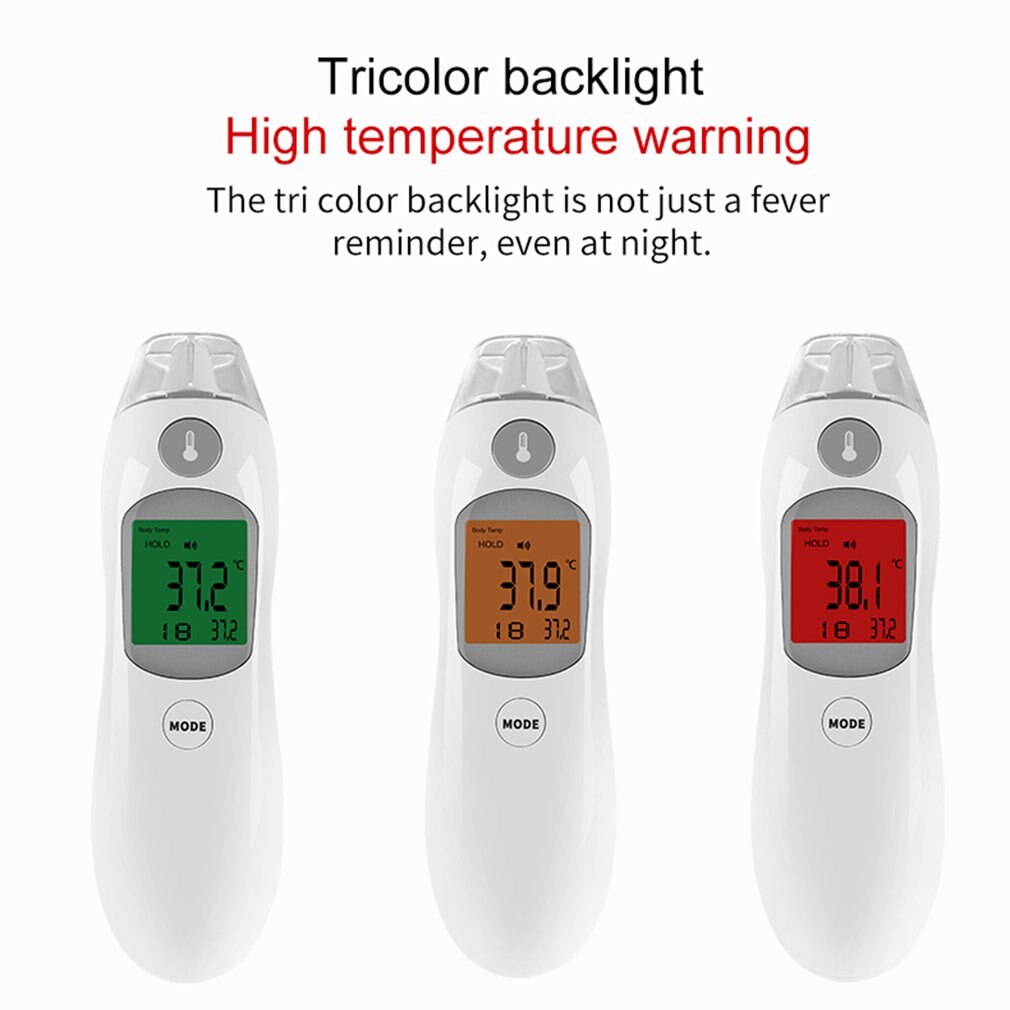 Non-contact Infrarood Thermometer Baby Volwassen Infrarood Temperatuur Meter Digitale Temperatuur Lcd Display Thermometer