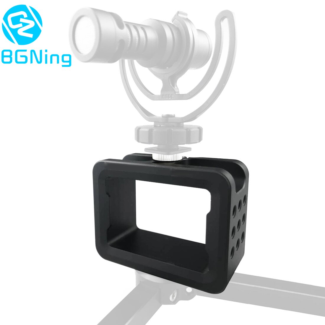 RX0 Vlog Camera Cage Mount for Sony RX0 II Protective with 1/4 3/8 Thread for Tripod Quick Release Microphone Light Magic Arm