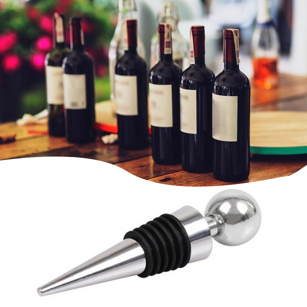 Zinc Alloy Round Head Six Wire Wine Stopper champagne stopper Fresh-keeping sealed wine bottle stopper