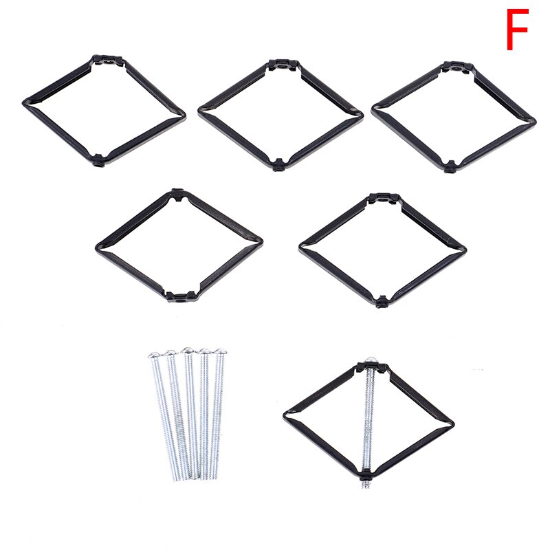 1 Set de montaje en pared interruptor caja de herramienta de reparación de escondite secreto 86mm interruptor Cassette reparación varilla de soporte electricista Accesorios: F