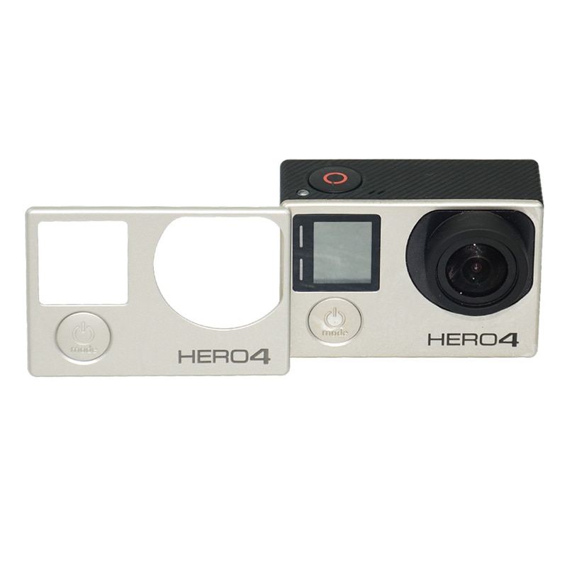 Go pro Hero 4 3 + Hero4 coque de carrosserie panneau avant caméra panneau avant cadre de couverture porte pour Gopro Hero 4 3 + pièces de réparation