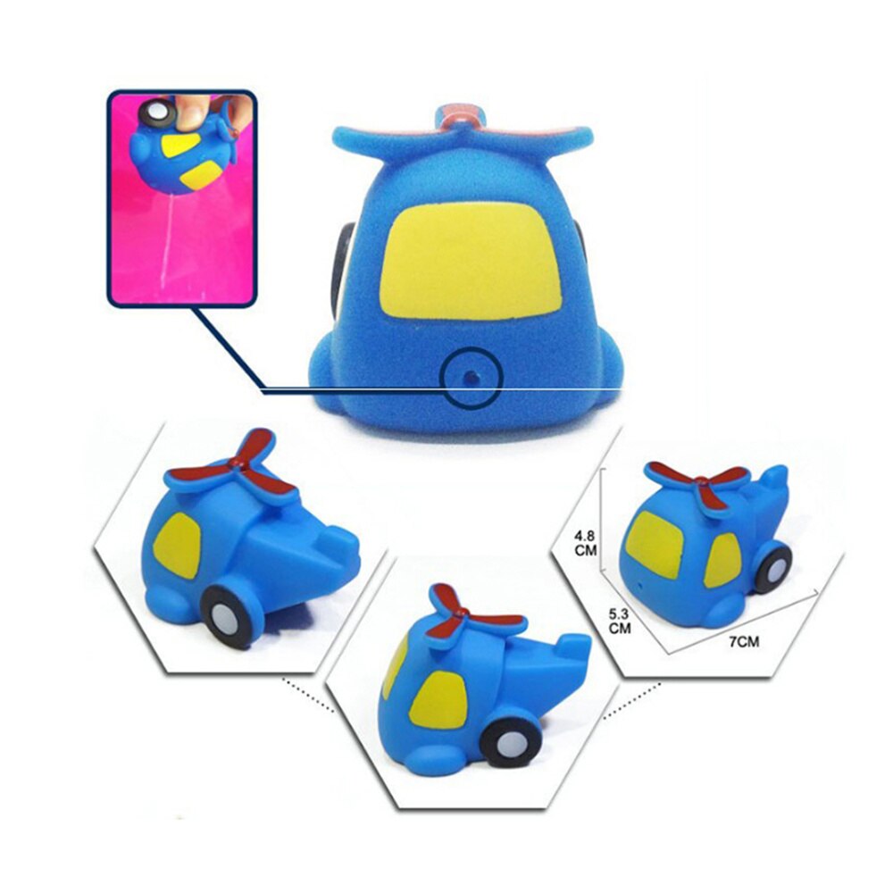 8Pcs Spelen Water Speelgoed Set Boot Voertuig Vliegtuigen Bad Speelgoed Squeeze Sound Bathtime Drijvende Boten Auto Modellen Zwemmen Baby speelgoed Voor