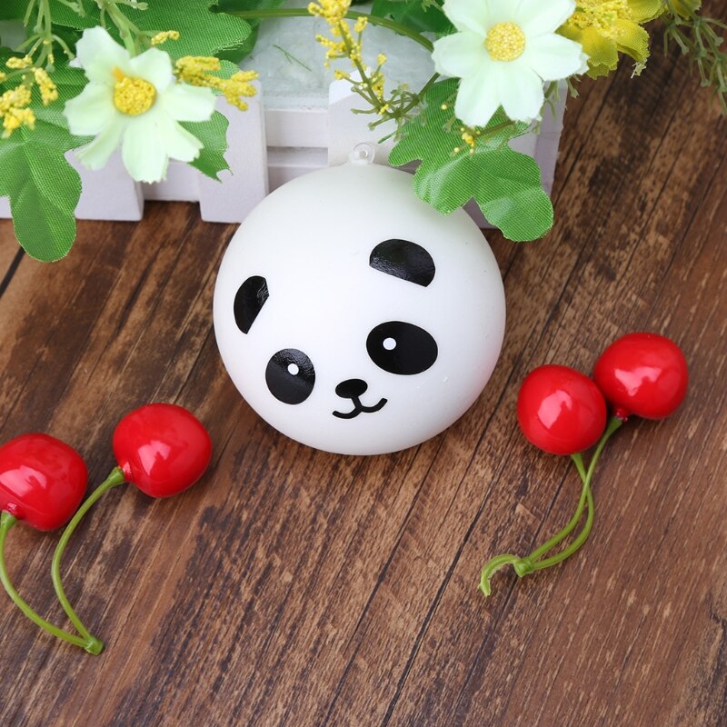 Squishy Panda Bun Stress Reliever Ball Slow Rising Decompression Toys Kids Toy L41D
