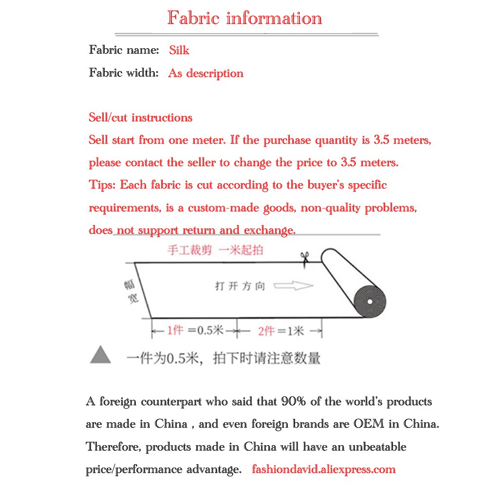 Zijde Stoffen Voor Jurken Blouse Bruiloft Kleding 1.08 Meter Zijde Georgette Ggt Strech Dubbele 19 Mill