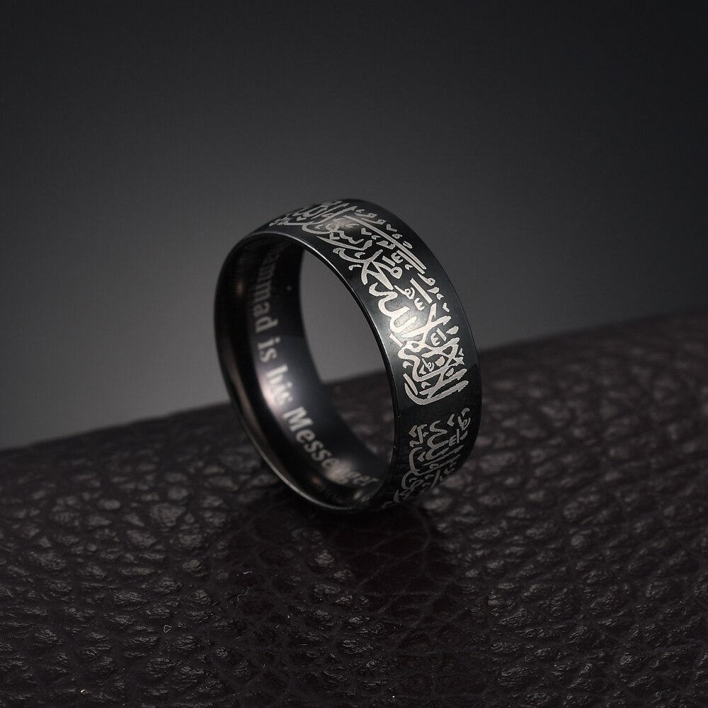 Letter Ring Men Stainless Steel Metal Never Fade G... – Grandado
