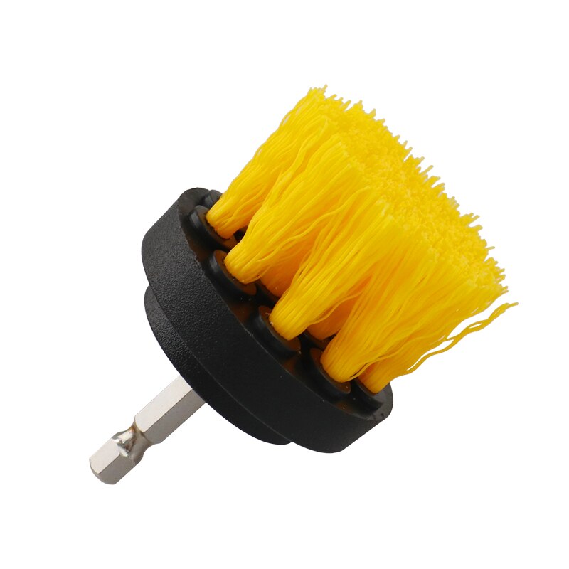 Electric Drill Brush Cleaning Power Scrubber Drill Brush Kit Nylon Brush for Car Leather Air Vents Rim Kitchen Cleaning Tools: 2inch