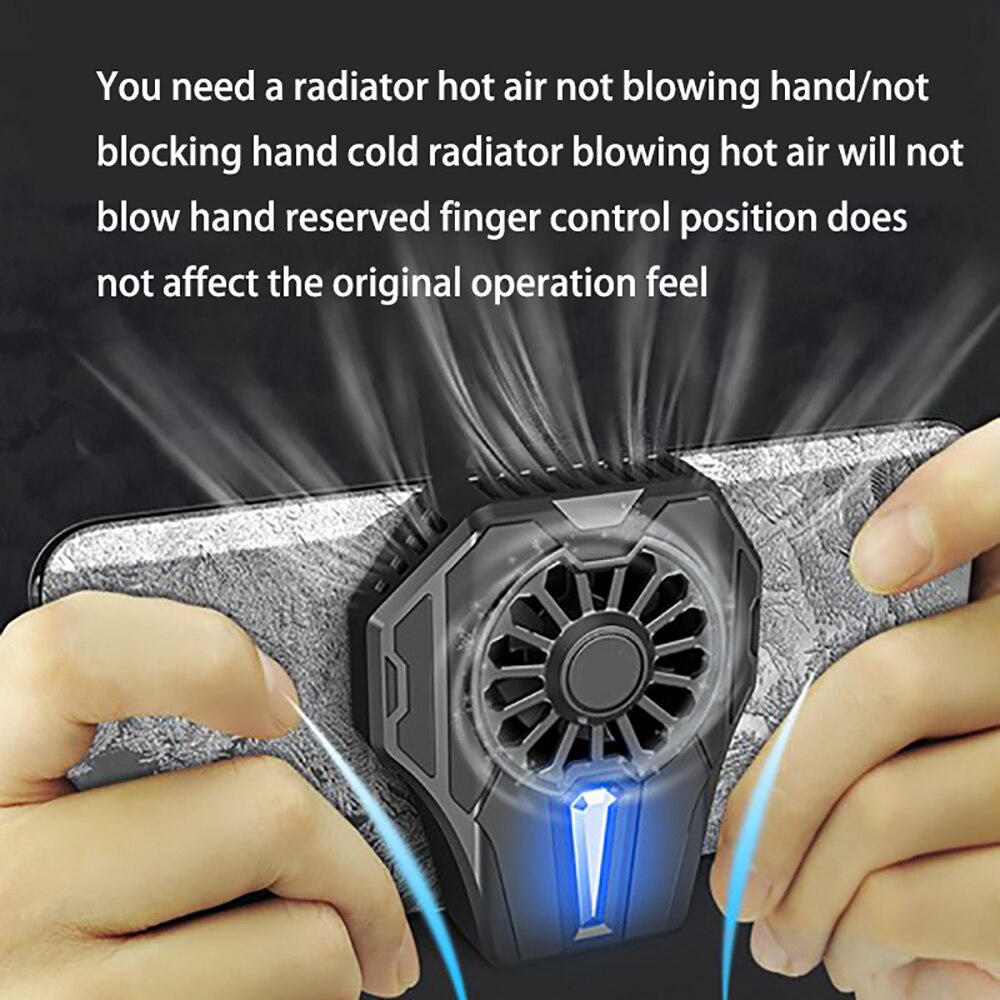 Mobile Phone NS Cooling Radiator Universal Game Pad Holder Stand Radiator Mute Fan Phone USB Rechargeable Cooler Semiconductor