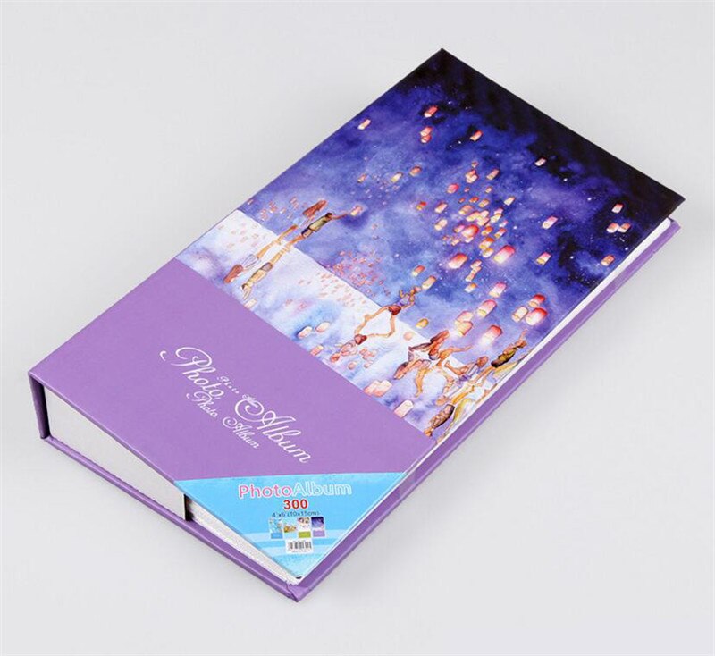 300 Sheets Interleaf Type Scenery Family Photo Album Scrapbook 6 Inch Classical Cartoon Photo Album Kid