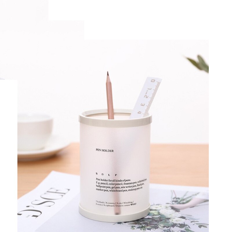 Detachable Cylindrical DIY Desktop Storage Box Student School Supplies Storage Pen Holder Stationery