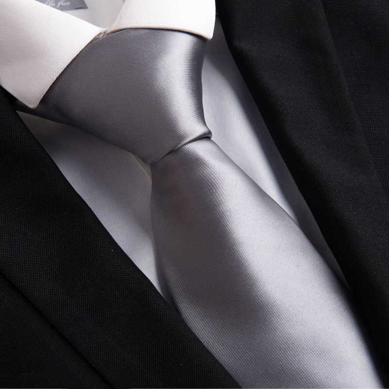 Corbata clásica de 8 cm para hombre a rayas para ceremonia de boda y cita, corbatas formales de de seda sintética con caja de: Color 1