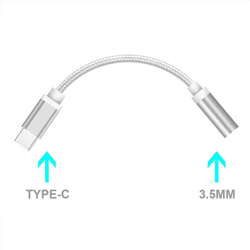 Kabel Adapter USB-C tot 3.5mm communicatie kabel voor xiaomi USB Kabel voor xiaomi redmi note 5 USB Type C tot 3.5mm kabel Adapter