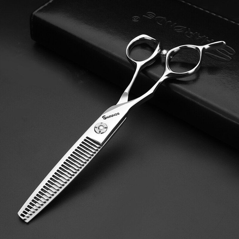 6 inch hair scissors 440c japanese steel left handed hairdressing scissors thinning scissors set scissors: Thinning Scissors