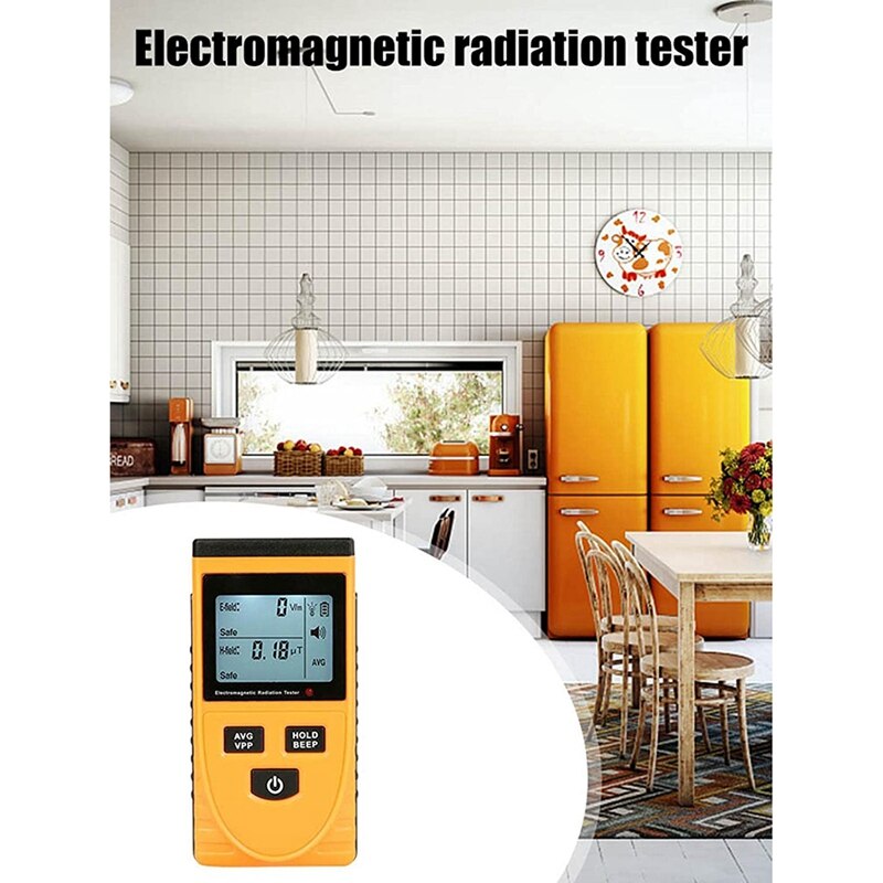 Geiger Counter,Nuclear Radiation Meter, Portable Dosimeter Counter With LCD Display, Radioactive Detector GM3120