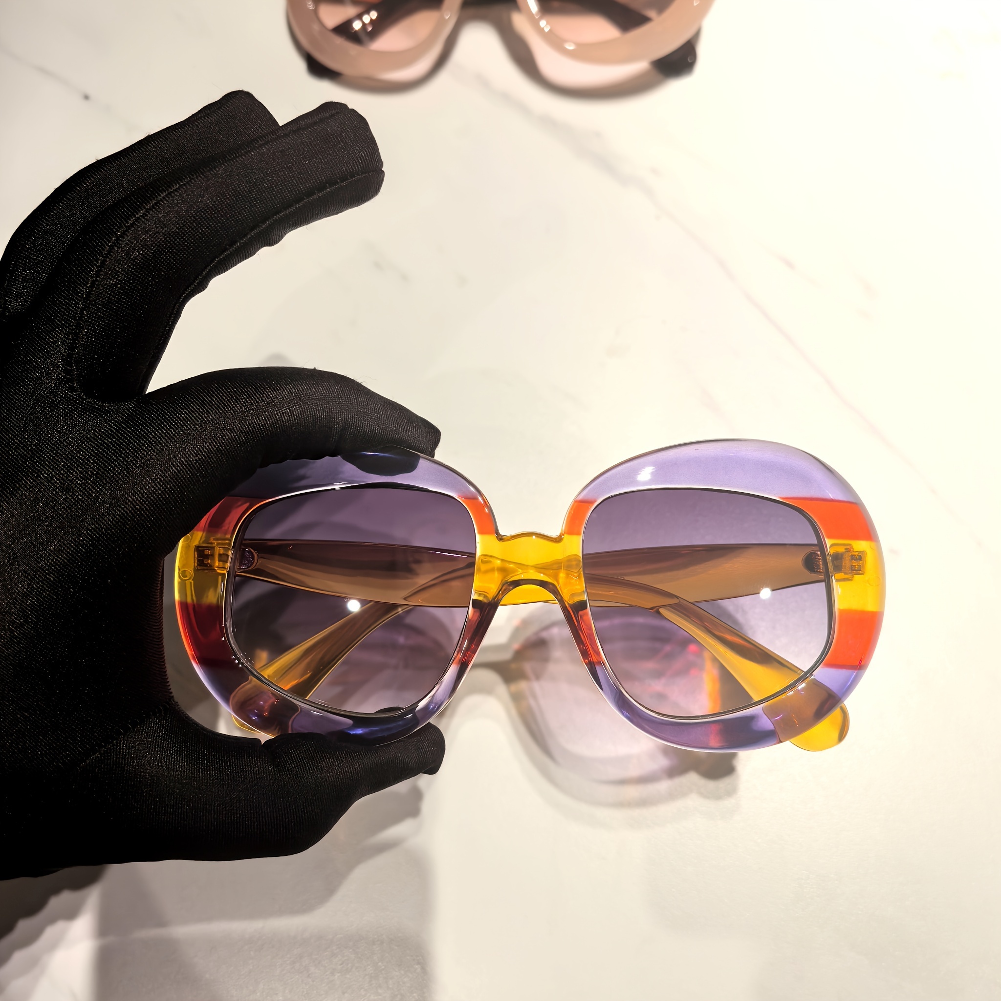 Solbriller til mænd og kvinder trendy solbriller goggles mand mærke cirkulære briller solbriller dame briller solbriller