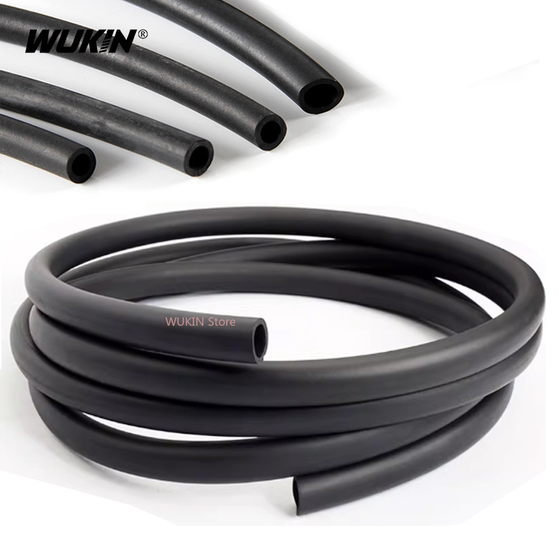 Fluorkautschuk-Schlauch Schwarz FKM Fluorkautschuk-Rohr Korrosionsbeständig, Säure- und Alkalibeständig, Ölbeständig 2mm~20mm