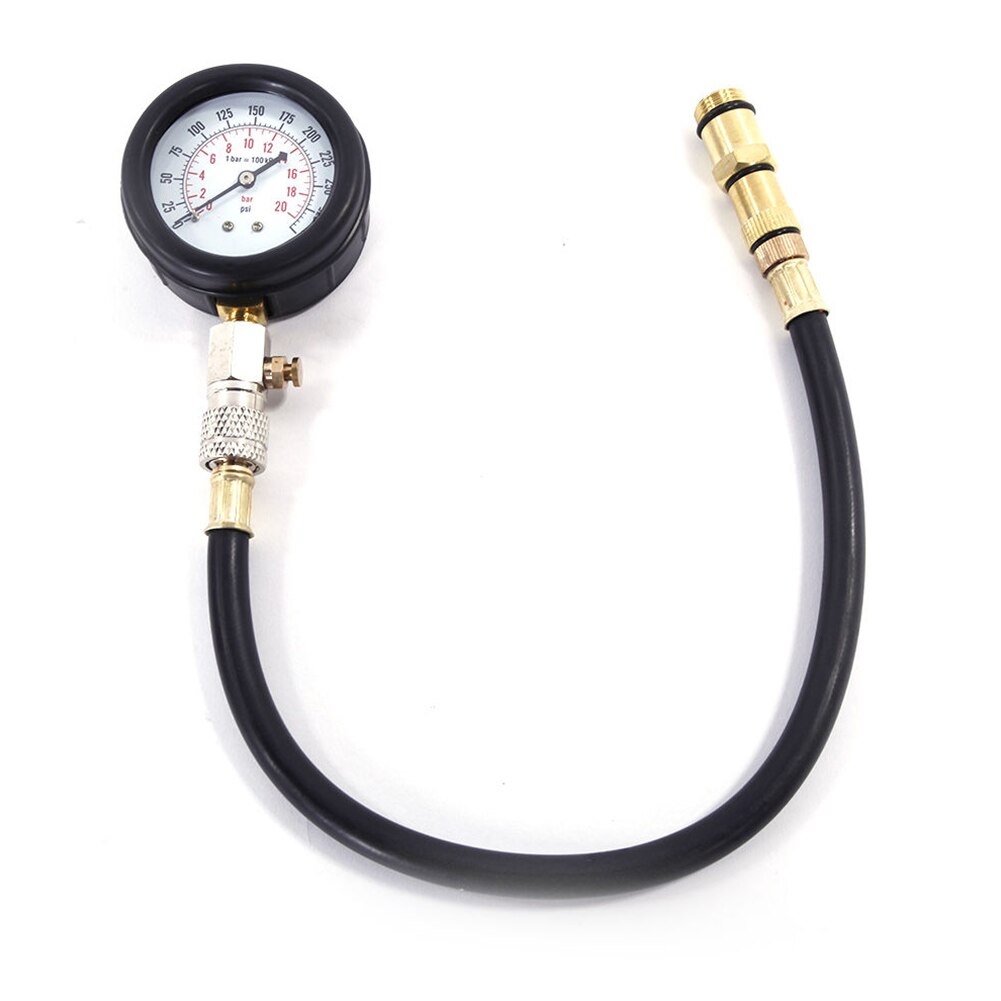 Dubbele Manometer Lek Tester Kit voor Cilinder Compressie Lekkage Detector