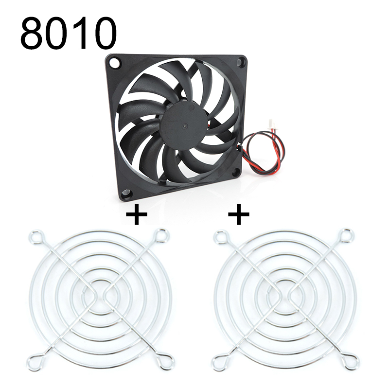 Bürstenloser Gleichstrom lüfter für 30mm/40mm/50mm/60mm Gleichstrom 5V 12V 24V Kühler PC Laptop Computer Gehäbenutzen Lüfter: Schwarz / bündeln 1