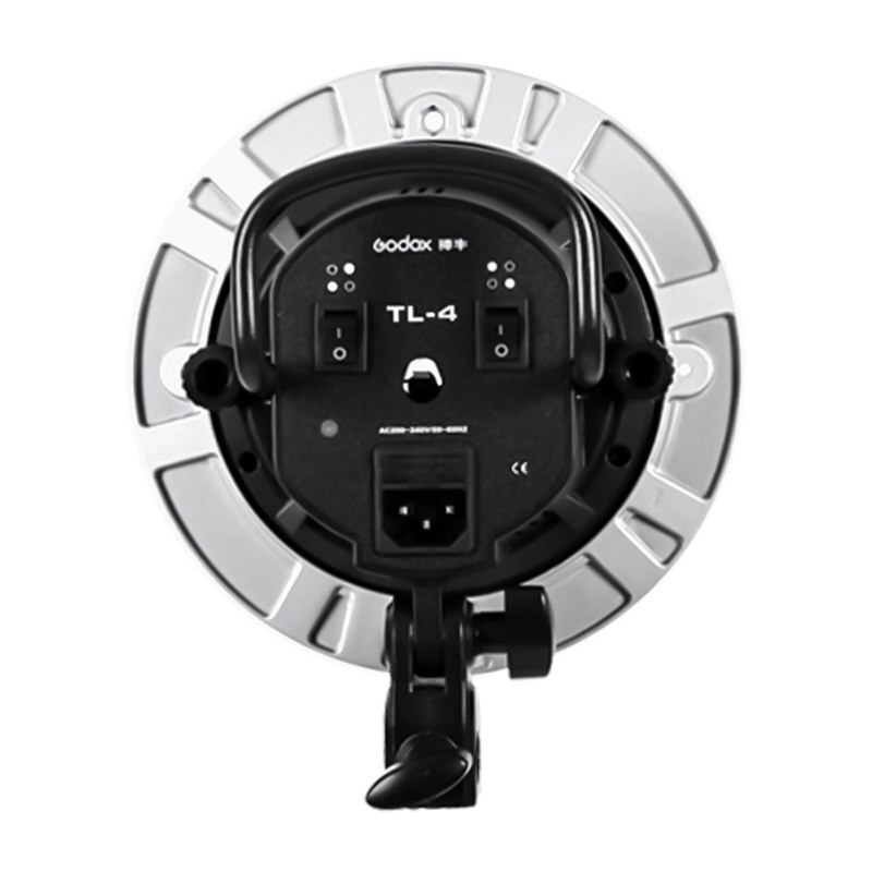 Studio Photo Godox TL-4 4in1 E27 douille tricolore ampoule lampe tête lumière continue pour Bowen Mount multi-support photographie