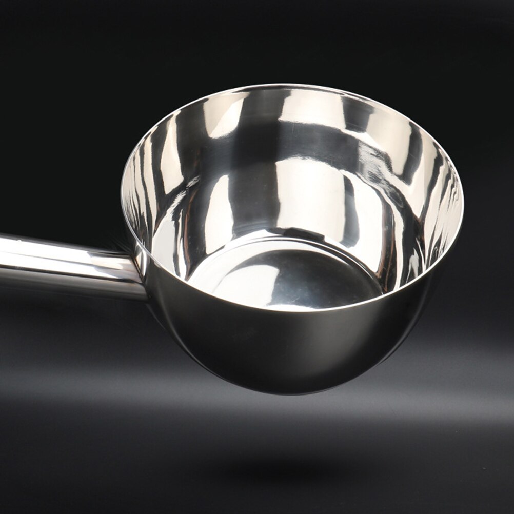 Stainless Steel Water Spoon Long Handle Ladle Water Scoop Kitchen Soup Ladle