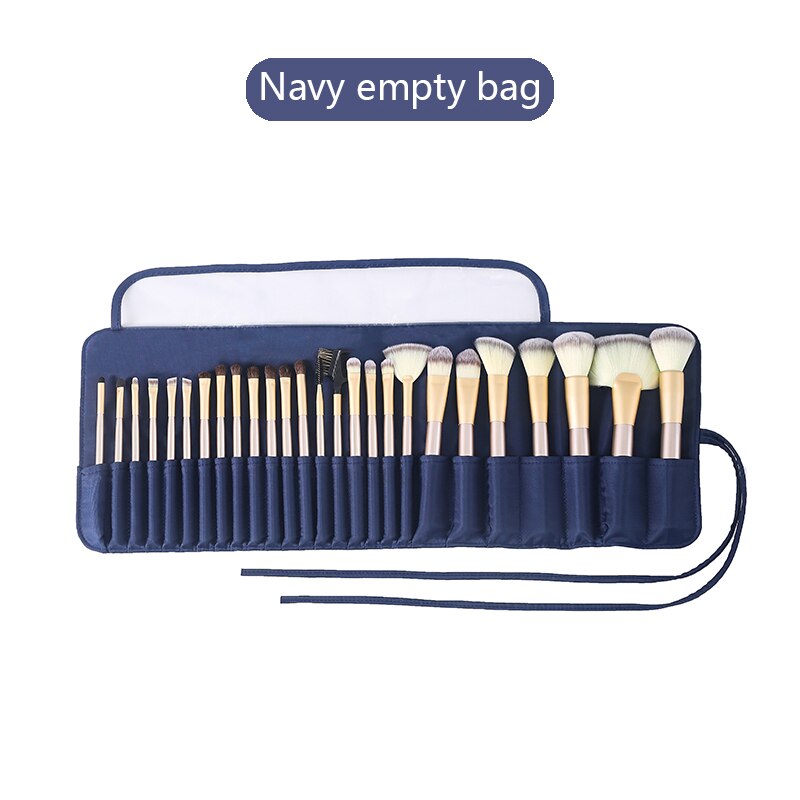 Make-Up Tas Professionele Make-Up Artist Vrouwen Cosmetische Borstel Bag Travel Organizer Make Borstels Vouw Gereedschap Tassen Lege Zak: Navy empty bag