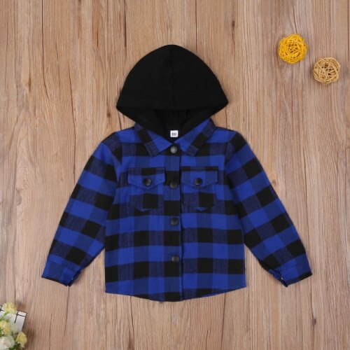 Baby Jongens Meisjes Shirts Button-Down T-shirt Denim Romper Peuter Lange Mouwen Plaid Top 0-7T