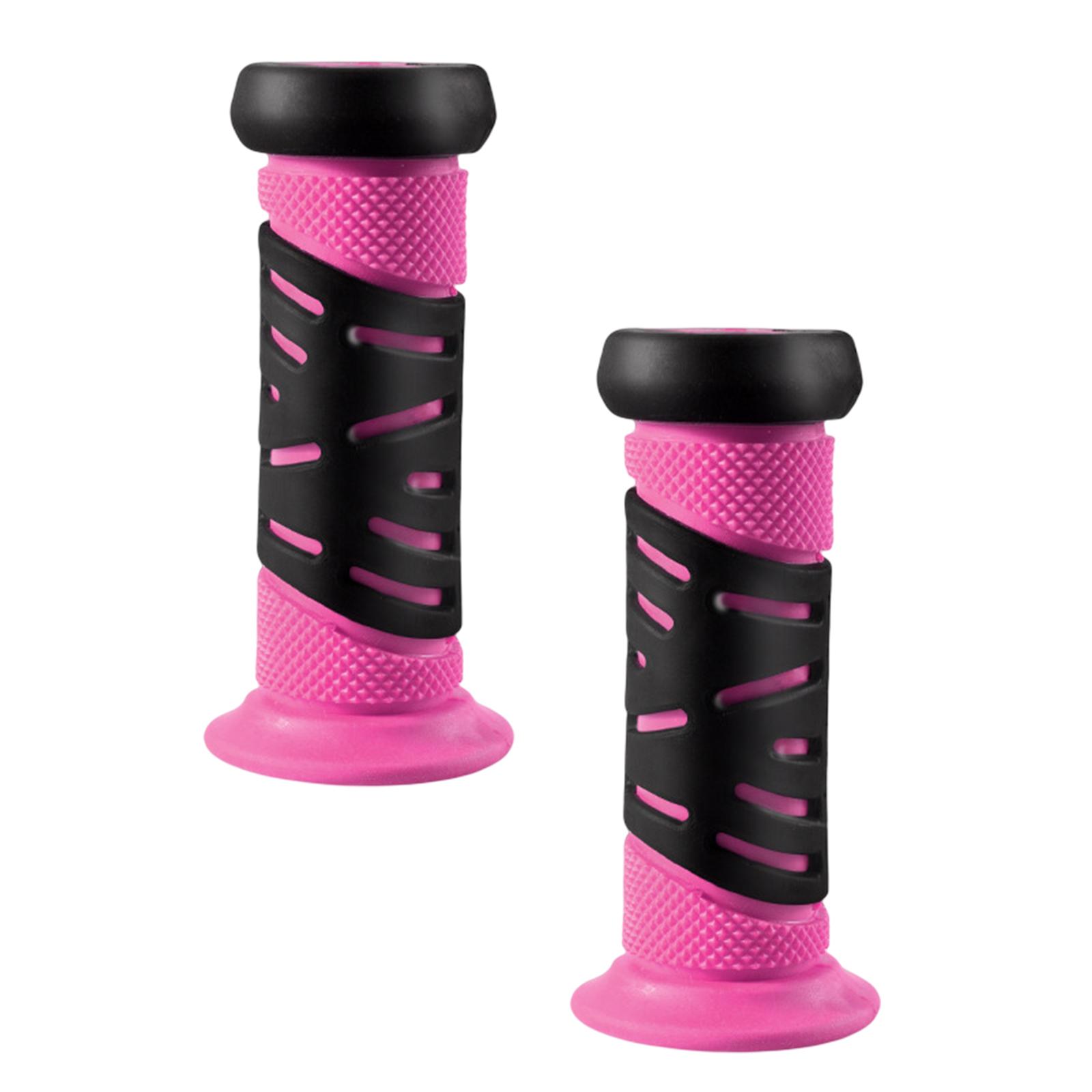 Fahrrad griff griffe langlebige Anti-Rutsch-Griffe Lenker griff für Kinder Jungen und Mädchen Kinder fahrräder Fahrrad Skateboard Roller: Pink